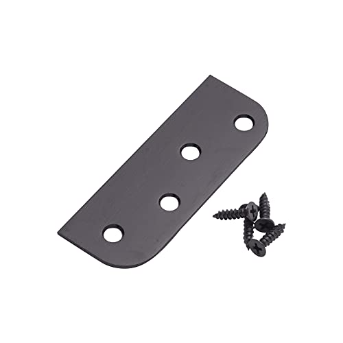 Hinge Blanks for Door Hinges Oil Rubbed Bronze 4 in - 5/8 in Radius 3-pk - color: Oil Rubbed Bronze