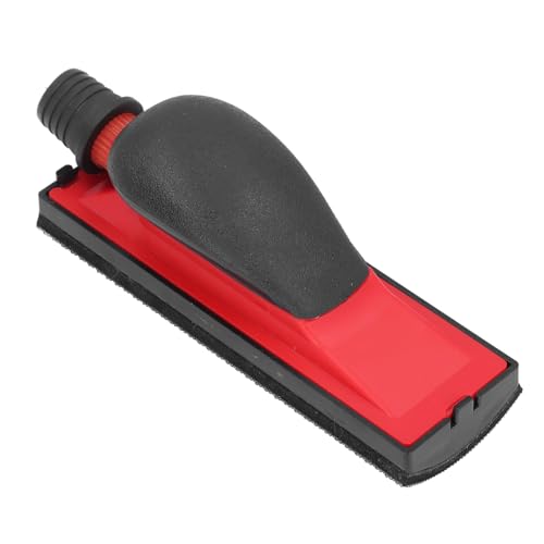 Adjustable Hand Sanding Block, Brushed Chassis Hand Sander with Dust Extraction, Ideal for Woodworking, Home Cleaning, ABS Material