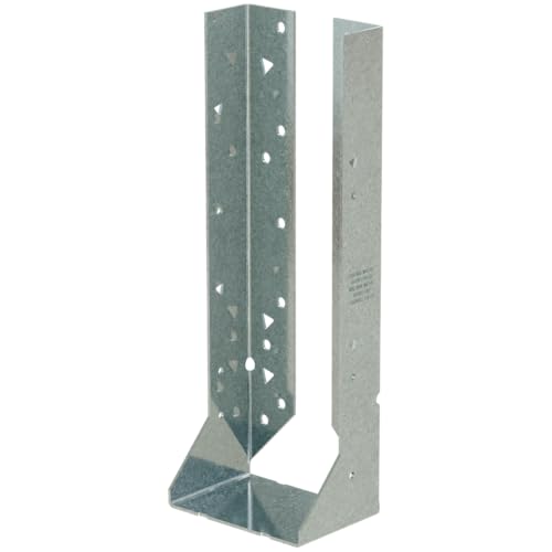 Simpson Strong-Tie HUC412Z HUC Heavy Concealed-Flange Face-Mount Joist Hanger - Nominal Joist Size: 4x12, ZMAX Galvanized Coating, Heavy Duty Steel Construction