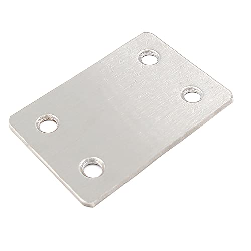 Metal Flat Straight Mending Plates, 2.4x1.5 Inch, 10Pcs