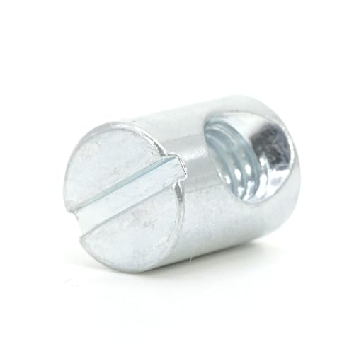 ReplacementScrews M6 x 14mm Cross Dowel Barrel Nuts with Offset Hole