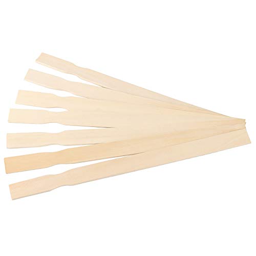 ZOENHOU 100 PCS 14 Inch Paint Sticks, Premium Wooden Paint Stir Waxing Mixing Sticks Bulk for Crafts Painting Crafting Resin Wood Paddle Hobby Projects Garden - size: 100PCS 14Inch