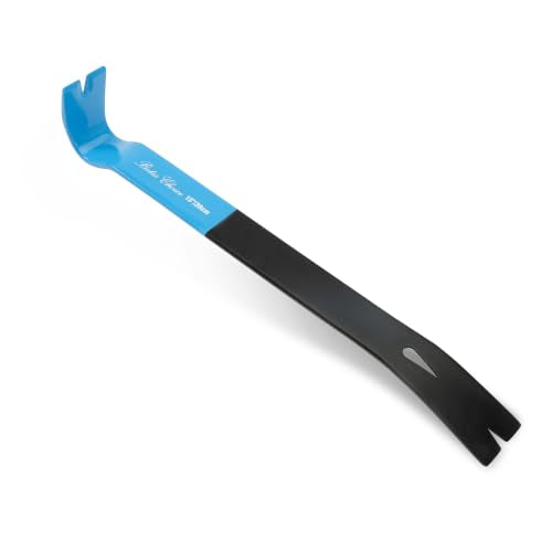 Bates- Flat Pry Bar, 15 Inch, Carbon Steel Crow Bars Tool for Woodworking, Prying, Lifting, Pulling
