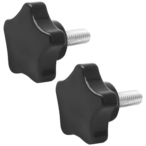 M8 x 25mm Thread Star Knobs, 2 Pieces - size: M8 x 25mm, style: Star Handle