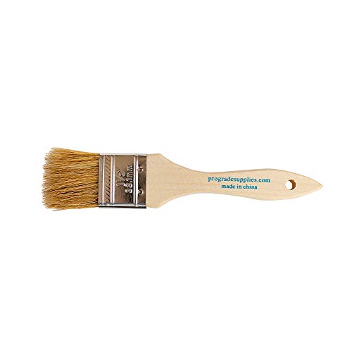 Pro Grade 1.5" Chip Brushes, Disposable Paint Brushes, for Stain, 12 Pack