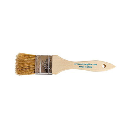 Pro Grade 1.5" Chip Brushes, Disposable Paint Brushes, for Stain, 12 Pack