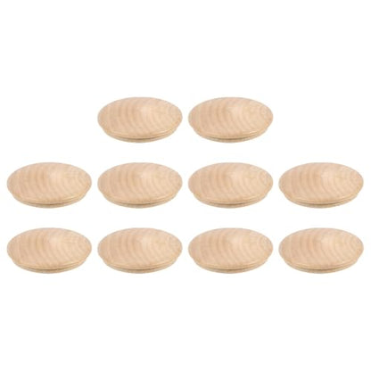 uxcell Wood Hole Plugs, 20 Pcs 45x40mm Wood Button Top Plugs Round Head Hardwood Furniture Plugs Screw Hole Plugs for Furniture Tables Chairs Cabinetry Crafts Projects - size: 45x40mm