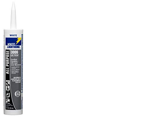 3006 Ultra All Purpose Elastomeric Sealant White - color: White, size: 10 Ounce