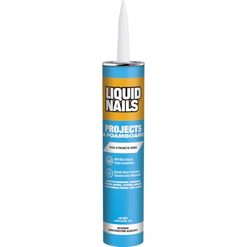 Liquid Nails 10 oz Latex Projects & Foamboard Adhesive - size: 10 Ounce, style: Foamboard