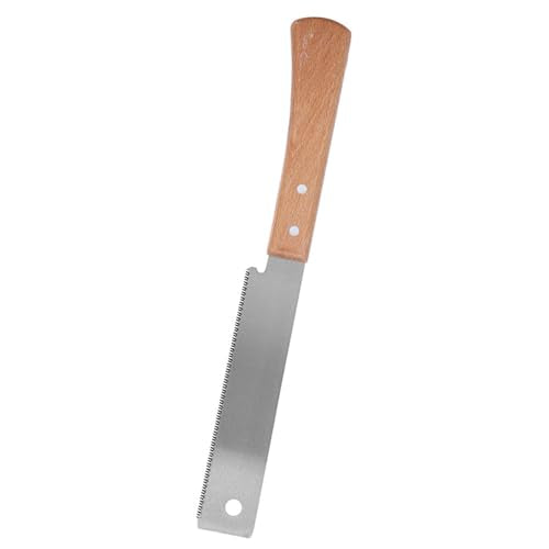 Hand Saw 12in Wooden Handle Household Small Cut Razor Teeth Shape Hand Saw Woodworking Flush Cutting Trim Tool Finish Cut Door Jamb Saw Pull Saw