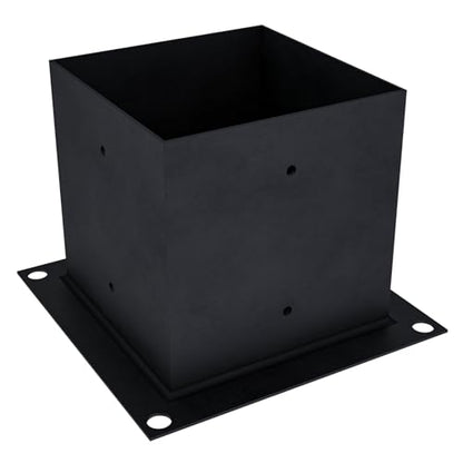 Pergola Post Base Bracket (6x6 Steel) for Securing DIY Pergola Post to the Ground