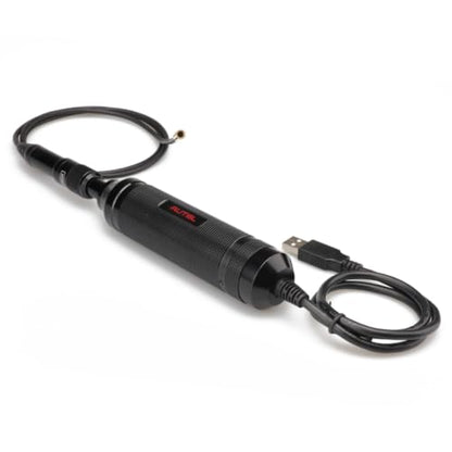 Autel MaxiVideo MV105S Automotive Borescope, 5.5mm Ultra-Thin Probe HD Inspection Camera, 90° View USB Endoscope Snake Camera w/LED Light & 3.3ft Semi-Rigid Cable, Compatible with Autel Scanners & PC - color: Black & Red