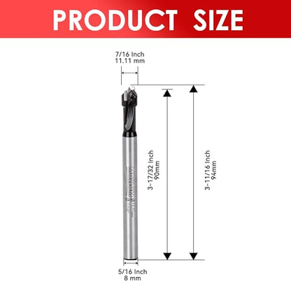 MOLLOM 7/16" (11.11mm) Carbide Forstner Drill Bit - size: 11.11mm | 7/16" (Imperial System)