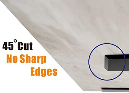 （2-Pack） Free Hanging T Shelf Bracket, Solid Heavy Duty Steel Knee Wall Hidden Granite Countertop Support Floating Bracket Hardware, Universal ,16 Inch , DIY Projects , Screws Included - size: 16
