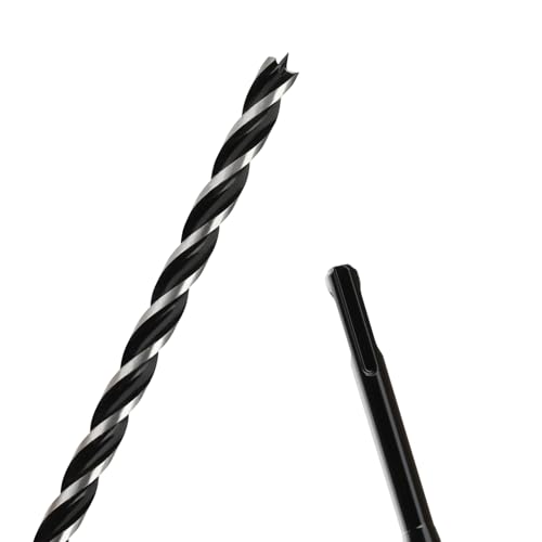 1/2" x 18" Auger Drill Bit with SDS Plus Shank for Wood - size: 1/2"x18"
