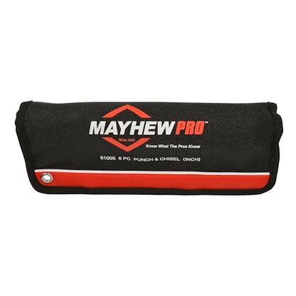 Mayhew Pro 61005 Punch and Chisel Kit, 6-Piece - color: Black Oxide Finish, size: 6-Piece