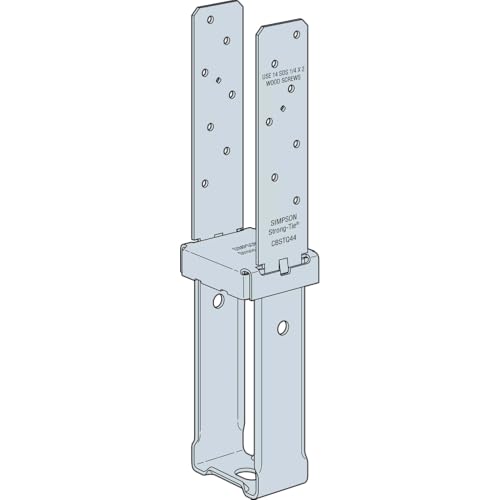 Simpson Strong-Tie CBSTQ44-SDS2HDG CBSTQ Hot-Dip Galvanized Standoff Column Base for 4x4 w/SDS Screws