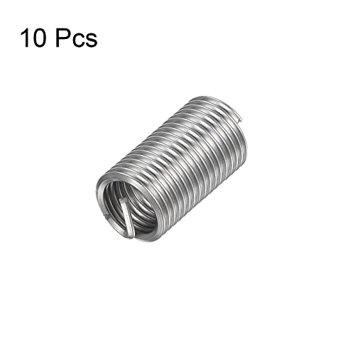 HARFINGTON 10pcs Wire Thread Inserts M14 x 2 3D 304 Stainless Steel Helical Coiled Wire Threaded Sleeve - size: M14 x 2