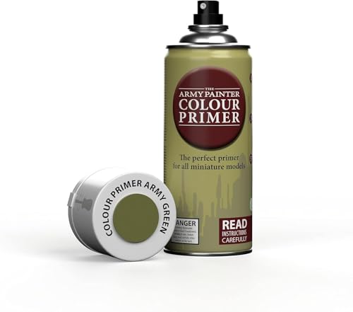 The Army Painter, Colour Primer Army Green, 400 ml acrylic spray - color: Army Green