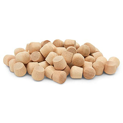 Wood Screw Covers 1/4 inch Maple Round-Head Screw Hole Plugs Pack of 250 by Woodpeckers - size: 1/4 inch