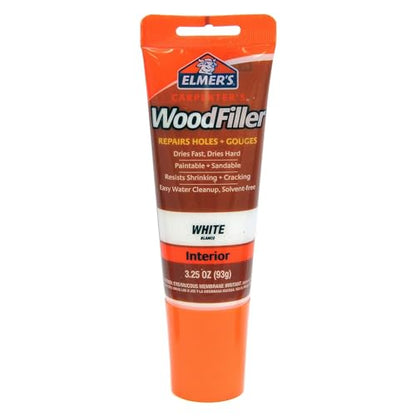 Elmer's E855 Carpenter's Wood Filler, 3.25-Ounce Tube, White -10 Pack - color: White -10 Pack