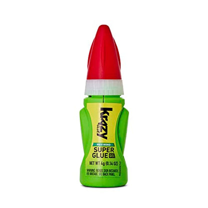 Krazy Glue Max Bond Gel EZ Squeeze, Extra-Strong No Run Superglue (4g)