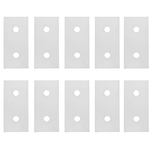 10Pcs Joining Plate Aluminum Flat Connecting Reinforcement Vertical Connection Tool Flat Straight Corner Brace Plates(4040)