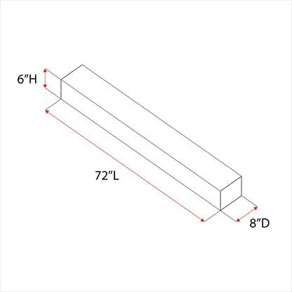 Fireplace Mantel, Rustic, Shelf, Floating Mantle, Real Wood, Beam, URBANDI (Provincial, 72Lx6Hx8D) - color: Provincial, size: 72Lx6Hx8D