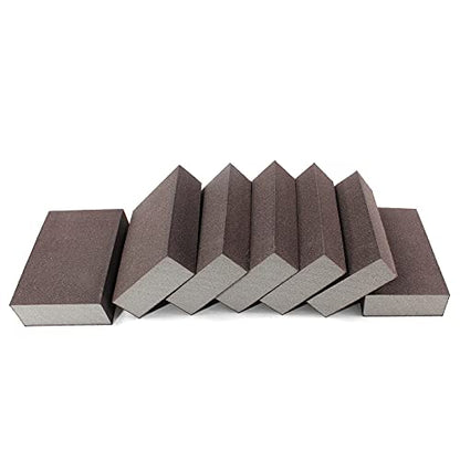 12Pcs 220 Grit Sanding Block - size: 220 Grit(Super Fine)