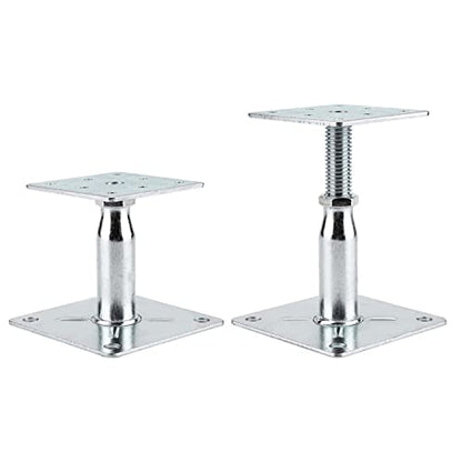 2 Pack Adjustable Support Jack for The Floor,Deck Foundation,Post Floor Joist Jacks,RV Step Stabilizer,Mini Screw Jack- Post 3.5" to 6" - size: 2Pack/3.5-6inch