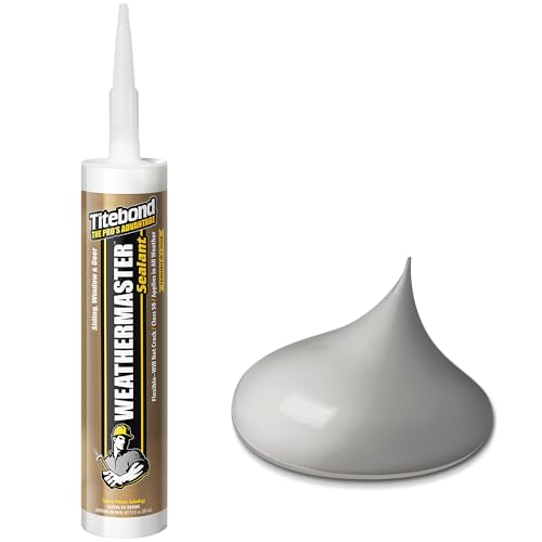 Titebond WeatherMaster Sealant Polymer Caulk, Gray – 46661, 9.5 Oz. - size: 9.5 Oz., style: 46661, Gray