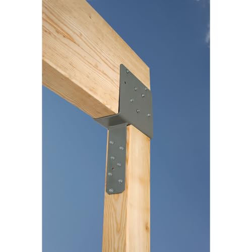 Simpson Strong-Tie ECC46 - ECC End Column Cap for 4X Beam & 6X Post - Heavy-Duty Framing Bracket for Structural Support in Home Improvement Projects (Pack of 4)