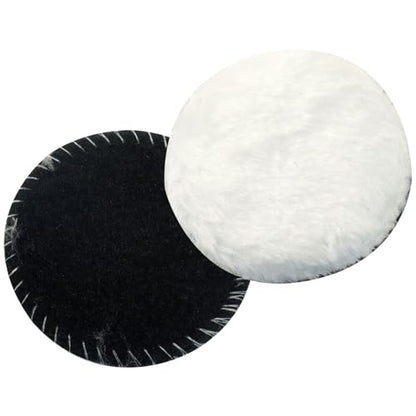 10PCS 4 Inches Soft Wool Polishing Pad