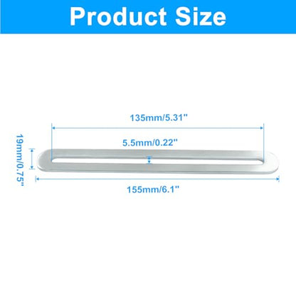 Adjustable Flat Mending Plate 155mm/6.1 Inch 8 Pcs - size: 155mm/6.1 Inch,Silver