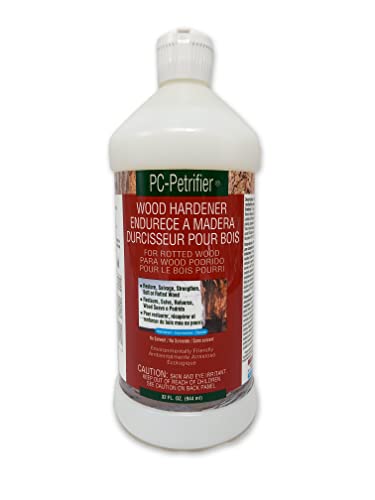 PC Products PC-Petrifier Water-Based Wood Hardener, 32 oz, Milky White 324448 - size: 32 Fl Oz (Pack of 1)