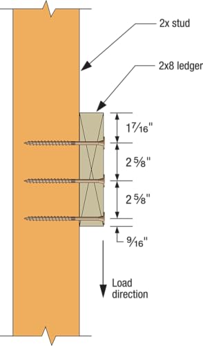 Simpson Strong-Tie SDWS22800DBMB Strong-Drive SDWS Timber Screws (Exterior Grade), 0.220 Inch x 8 Inch, Double-Barrier Coated, Washer Head, Sawtooth Point, Tan (Pack of 250)