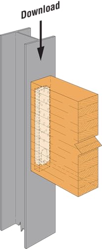 SIMPSON STRONG TIE SCBH3X15.37W-KT Concealed Beam Hanger, 1/ct
