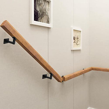 RealPlus Swivel Handrail Brackets Heavy Duty Adjustable Square Hand Rail Brackets for Staircase Stair, Pack of 8 - size: Pack of 8