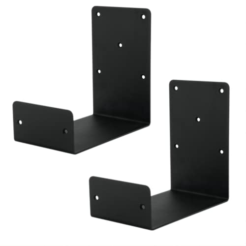 Heavy Duty Mantel Brackets，Floating Shelf Fireplace Bracket，U-Shaped Beam-Style Mantel Support(2 Packs). (8x8x5) - size: 8x8x5"