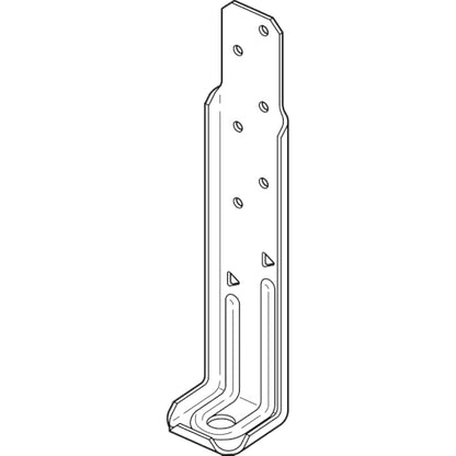 Simpson Strong-Tie DTT1Z DTT ZMAX Galvanized Deck Tension Tie for 2X, 14 Gauge Deck and Fence Connector (Pack of 40)