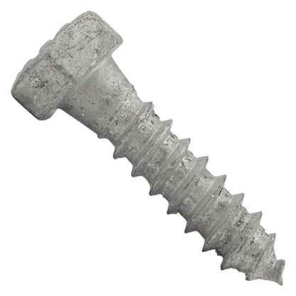 Conquest 5/16"-9 x 1-1/4" Lag Bolts, Hot Dip Galvanized, Coarse Threads Hex Head, Corrosion-Resistant for Outdoor, Wood, and Structural Projects (25 Pack) - size: 5/16"-9 x 1-1/4"