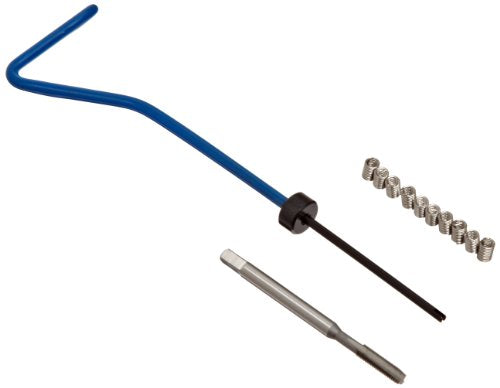 E-Z Lok EK40220 Metric Helical Threaded Insert Kit, 304 Stainless Steel, M3-0.5 Thread Size, 6 mm Installed Length (Pack of 10) - size: M3-0.5 Thread Size, 6 mm Installed Length, style: Pack of 10
