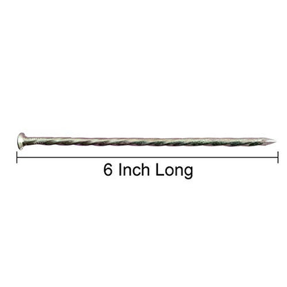 70 Pack 6"Artificial Turf Nails Garden Stakes Galvanized Landscaping Spikes - color: 70 Pack 6inch