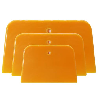 Body Filler Spreaders,3PCS Plastic Spreader,4, 5, 6 Inch - color: Yellow-3pcs