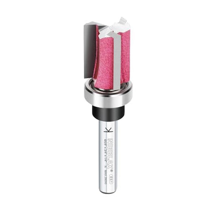 3-Flute Top Bearing Flush Trim Bit 1/4" Shank 5/8" Dia 3/4" Cut Length - size: 5/8"Dia x 3/4" x 1/4"Sh, style: Top Bearing