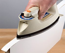 Edge Supply White Melamine 1 inch X 25 ft roll of White Edge Banding – Pre-glued Flexible Edging – Easy Application Iron-On Edging for Cabinet Repairs, Furniture Restoration - size: 1 inch 25 ft