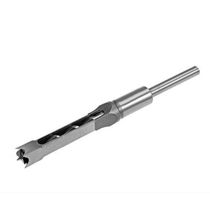 uxcell Square Hole Drill Bit, 1/2" High-Carbon Steel Hollow Chisel Mortise Power Tool for Woodworking - size: 1/2 in