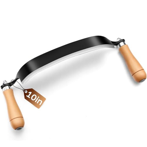 10 Inch Draw Knife Debarking Tool for Woodworking,Curved - size: 10 Inch, style: Curved