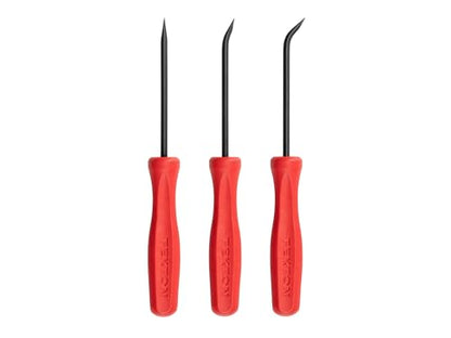 TEKTON 5/32 Inch Mini Pry Bar Set, 3-Piece | LRD90804 - size: 5/32 Inch 3-Piece Set