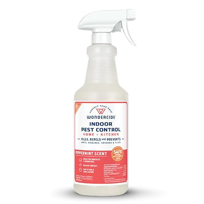 Wondercide - Indoor Pest Control Spray for Home & Kitchen Peppermint 32 oz - size: 32 Fl Oz (Pack of 1)